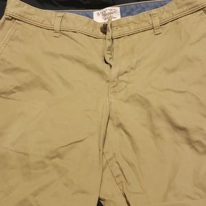 khaki shorts